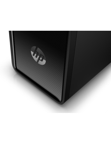 HP Slimline 290-a0004nl DDR4-SDRAM A9-9425 Mini Tower AMD A9 8 GB 1128 GB HDD+SSD Windows 10 Home PC Nero