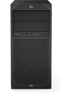 HP Z2 G4 DDR4-SDRAM E-2224G Tower Intel Xeon E 16 GB 512 GB SSD Windows 10 Pro Stazione di lavoro Nero