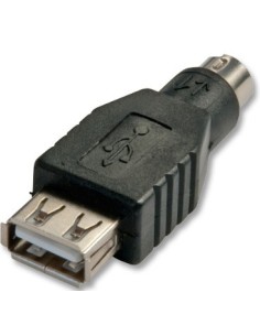 Lindy 70000 adattatore per inversione del genere dei cavi USB PS 2 Nero