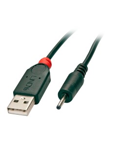 Lindy 70265 cavo di alimentazione Nero 1,5 m USB A EIAJ-01 (2.5 mm, 0.7 mm)