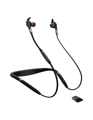 Jabra Evolve 75e Auricolare Con cavo e senza cavo Passanuca, In-ear Ufficio Micro-USB Bluetooth Nero