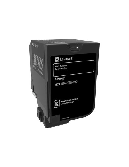 Lexmark 74C20KE cartuccia toner 1 pz Originale Nero