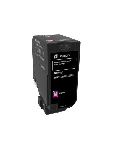 Lexmark 74C20M0 cartuccia toner 1 pz Originale Magenta