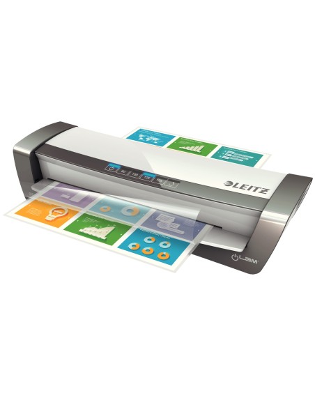Leitz iLAM Office Pro A3 Plastificatrice a caldo 500 mm min Grigio, Argento