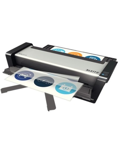 Leitz iLAM Touch Turbo Pro Plastificatrice a caldo 2000 mm min Nero, Argento
