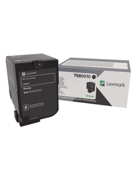 Lexmark 75B0010 cartuccia toner 1 pz Originale Nero