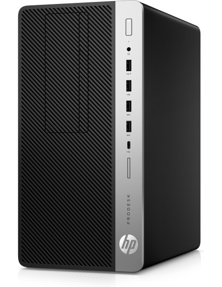 HP ProDesk 600 G5 DDR4-SDRAM 9500 Micro Tower Intel® Core™ i5 8 GB 256 GB SSD Windows 10 Pro PC Nero