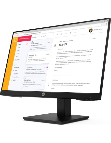 HP P24h G4 60,5 cm (23.8") 1920 x 1080 Pixel Full HD IPS