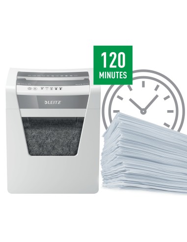 Leitz 80020000 distruggi documenti Taglio a frammenti 22,3 cm Bianco