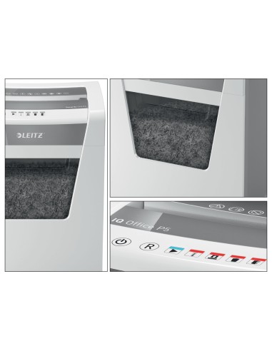 Leitz 80020000 distruggi documenti Taglio a frammenti 22,3 cm Bianco