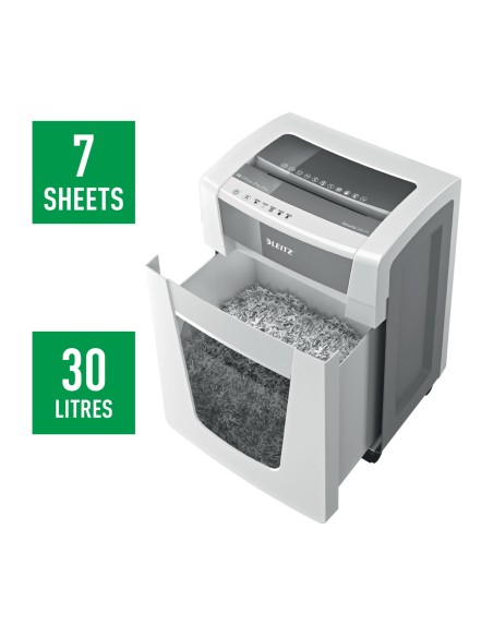 Leitz 80040000 distruggi documenti Taglio a frammenti 23 cm Bianco
