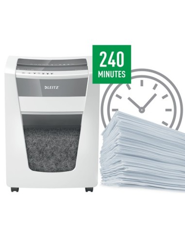 Leitz 80060000 distruggi documenti Triturazione incrociata 23 cm Bianco