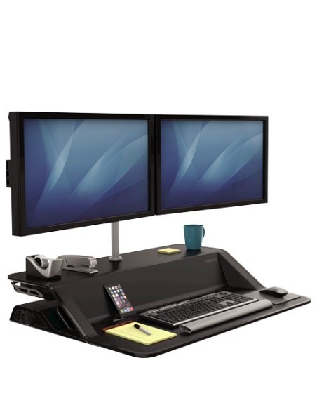 Fellowes 8042901 supporto da tavolo per Tv a schermo piatto 66 cm (26") Argento