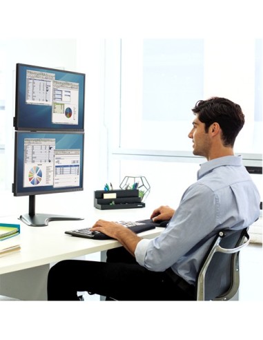 Fellowes 8044001 supporto da tavolo per Tv a schermo piatto 81,3 cm (32") Libera installazione Nero