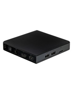 Hannspree Android Box 6.0 Cavo, Ethernet (RJ-45), WLAN Full HD Nero