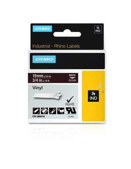 Dymo NASTRO 19MMX 5 5M VINILE BI MA D1 RHINOPRO 1805418  MATERIALE DI CONSUMO