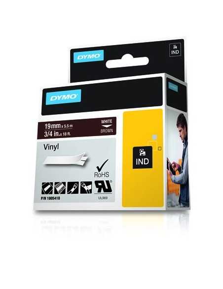 Dymo NASTRO 19MMX 5 5M VINILE BI MA D1 RHINOPRO 1805418  MATERIALE DI CONSUMO