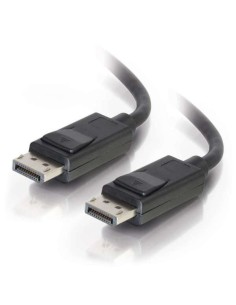 C2G 7m DisplayPort Cable with Latches 4K - 8K UHD M M - Black Nero