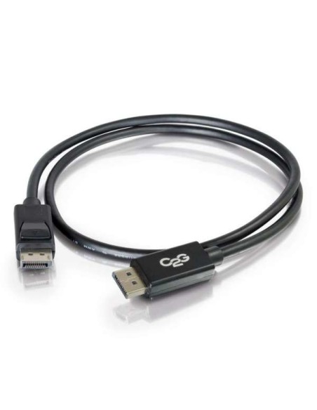 C2G 7m DisplayPort Cable with Latches 4K - 8K UHD M M - Black Nero