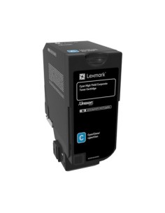 Lexmark 84C2HCE cartuccia toner 1 pz Originale Ciano