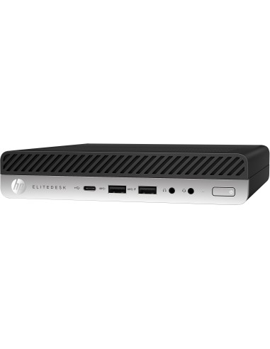 HP EliteDesk 705 G5 DDR4-SDRAM 3400G mini PC AMD Ryzen™ 5 PRO 8 GB 256 GB SSD Windows 10 Pro Nero