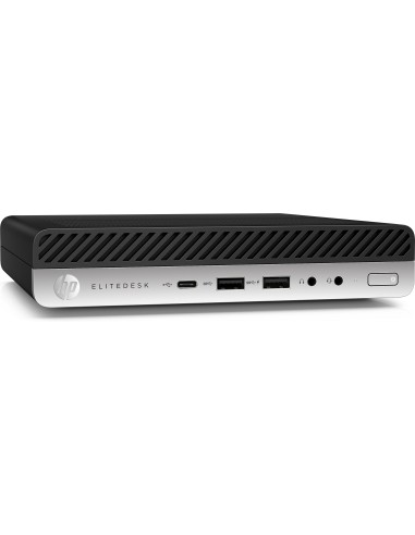 HP EliteDesk 705 G5 DDR4-SDRAM 3400G mini PC AMD Ryzen™ 5 PRO 8 GB 256 GB SSD Windows 10 Pro Nero
