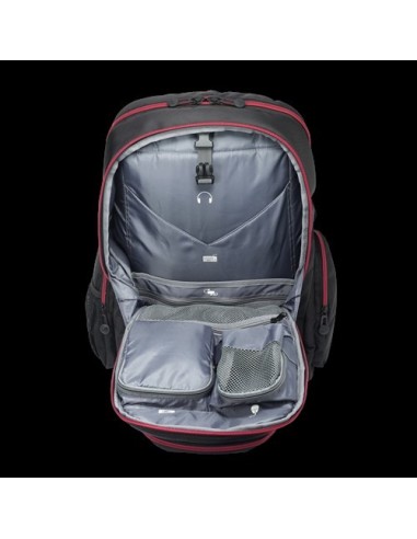 ASUS ROG XRANGER zaino Nero rosso Nylon, Gomma