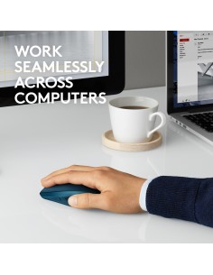 Logitech MX Anywhere 2S Wireless Mobile mouse Mano destra Wireless a RF + Bluetooth 4000 DPI 2