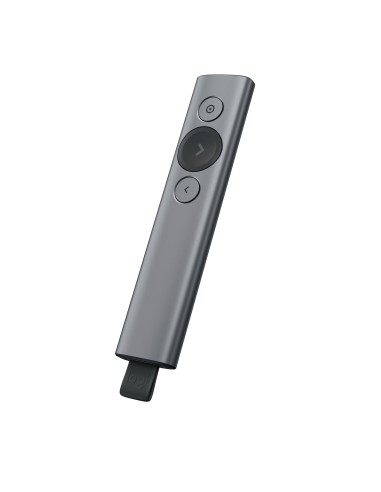 Logitech Spotlight Presentation Remote puntatore wireless Bluetooth RF Grigio