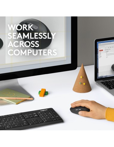 Logitech M590 Multi-Device Silent mouse Mano destra Wireless a RF + Bluetooth Ottico 1000 DPI