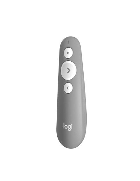 Logitech R500 Laser Presentation Remote puntatore wireless Bluetooth RF Grigio