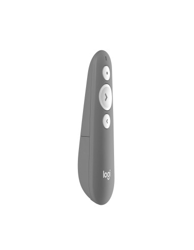 Logitech R500 Laser Presentation Remote puntatore wireless Bluetooth RF Grigio