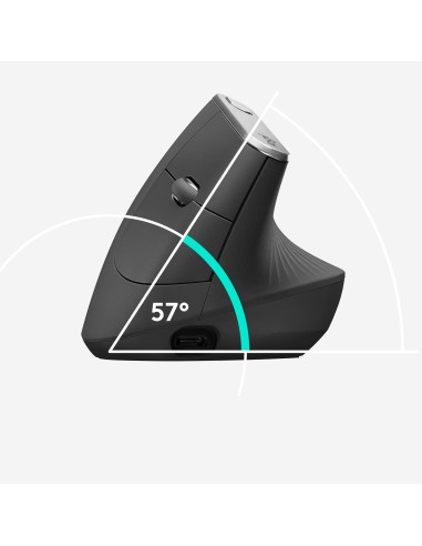 Logitech MX Vertical mouse Mano destra Wireless a RF + Bluetooth Ottico 4000 DPI