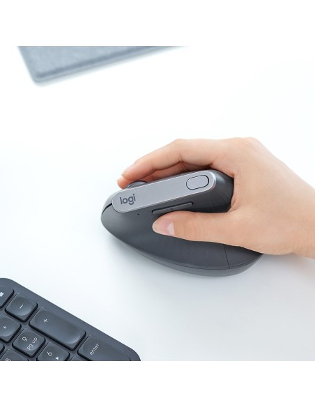 Logitech MX Vertical mouse Mano destra Wireless a RF + Bluetooth Ottico 4000 DPI