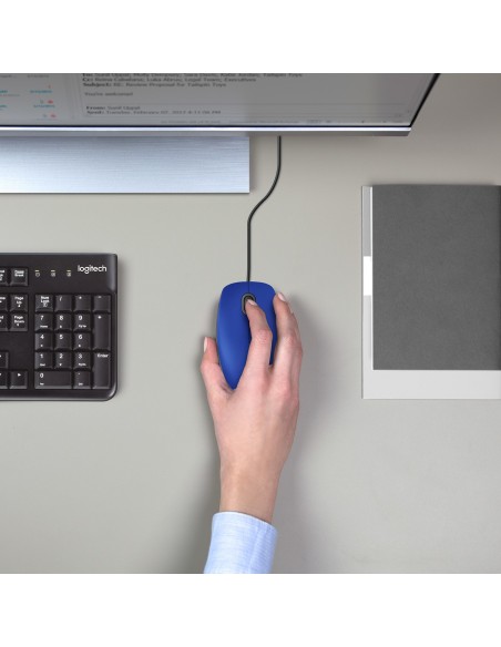 Logitech M110 Silent mouse Ambidestro USB tipo A Ottico 1000 DPI