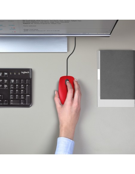 Logitech M110 Silent mouse Ambidestro USB tipo A Ottico 1000 DPI