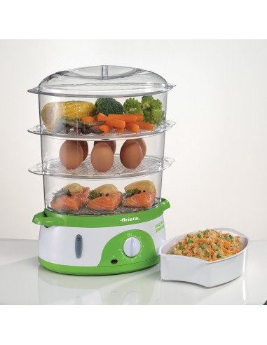 Ariete 0911 pentola a vapore 3 cestello i Libera installazione 800 W Verde, Bianco