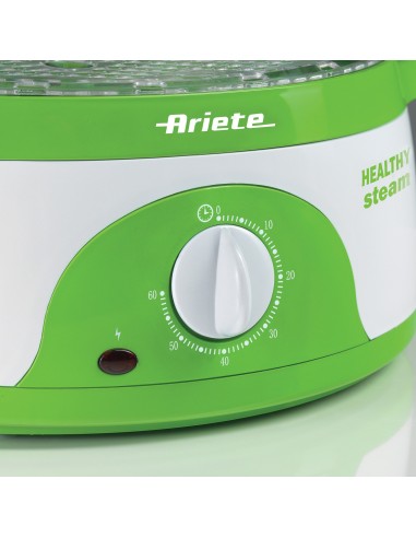 Ariete 0911 pentola a vapore 3 cestello i Libera installazione 800 W Verde, Bianco
