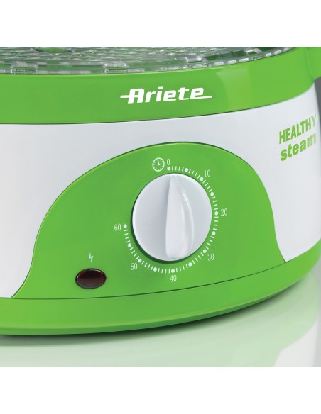 Ariete 0911 pentola a vapore 3 cestello i Libera installazione 800 W Verde, Bianco