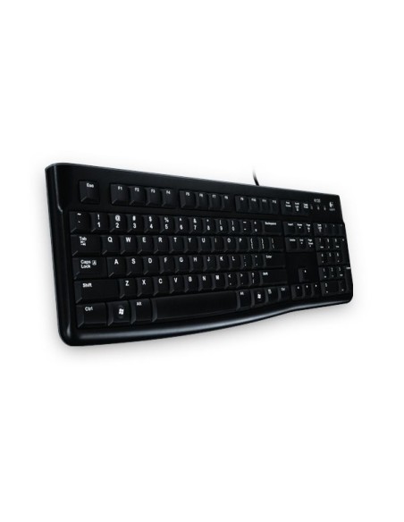 Logitech K120 Corded Keyboard tastiera USB QWERTZ Tedesco Nero