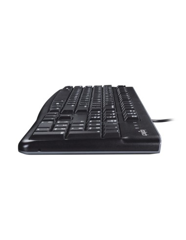 Logitech K120 Corded Keyboard tastiera USB QWERTY Inglese Nero