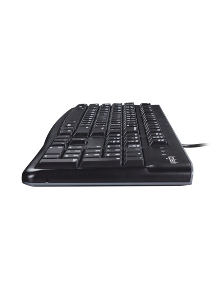 Logitech K120 Corded Keyboard tastiera USB QWERTY Inglese Nero