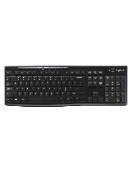 Logitech Wireless Keyboard K270 tastiera RF Wireless QWERTZ Tedesco Nero
