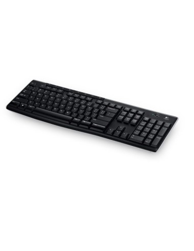 Logitech Wireless Keyboard K270 tastiera RF Wireless QWERTZ Tedesco Nero