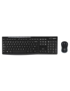 Logitech Wireless Combo MK270 tastiera USB QWERTZ Tedesco Nero