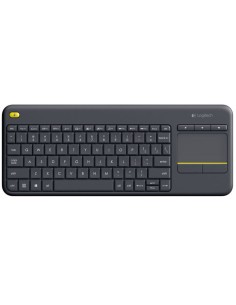 Logitech Wireless Touch Keyboard K400 Plus tastiera RF Wireless QWERTZ Tedesco Nero