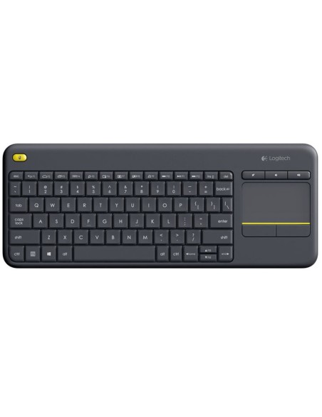 Logitech Wireless Touch Keyboard K400 Plus tastiera RF Wireless QWERTZ Tedesco Nero