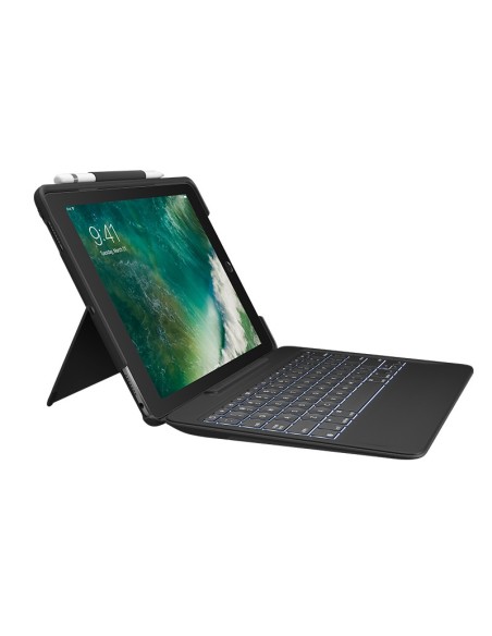 Logitech SLIM COMBO with detachable keyboard and Smart Connector for iPad Air (3rd gen) and iPad Pro 10.5-inch Nero QWERTY
