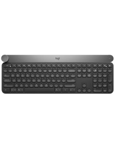 Logitech Craft Advanced keyboard with creative input dial tastiera RF senza fili + Bluetooth QWERTY Italiano Nero, Grigio