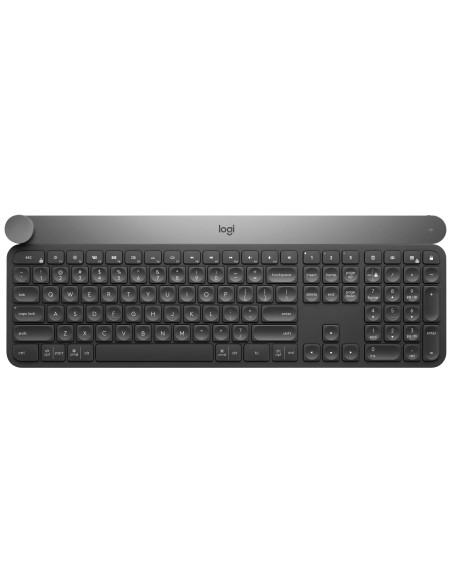 Logitech Craft Advanced keyboard with creative input dial tastiera RF senza fili + Bluetooth QWERTY Italiano Nero, Grigio